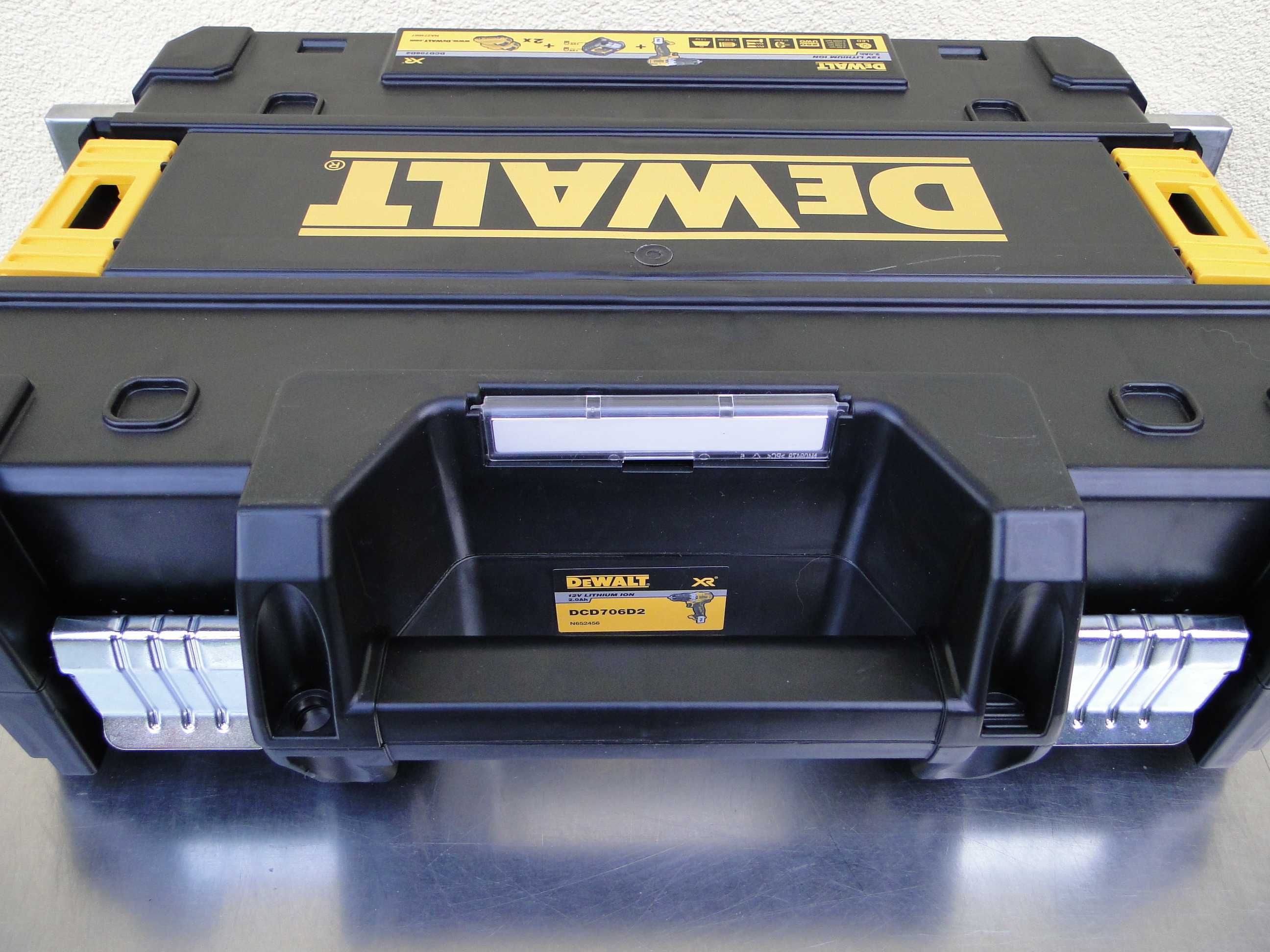 DEWALT DCD706D2, Wkrętarka z udarem 12V 2x2Ah, Nowa