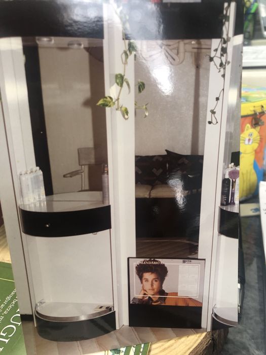 4 móveis com espelho e gaveta de cabeleireiro