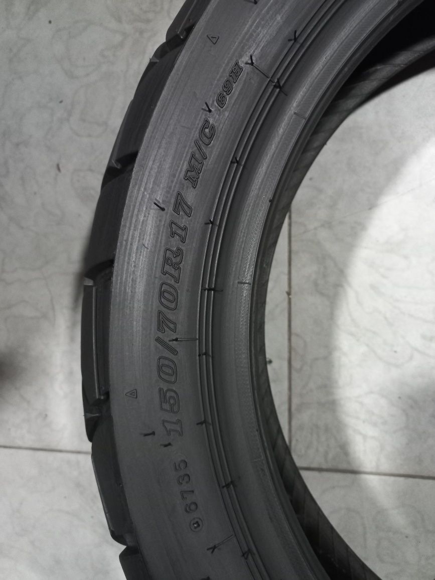 pneu seminovo  mota 150-70-jante 17÷90/90 jante 21 dunlop traimax mixt