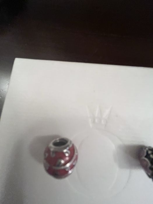 Contas Pandora Prata e Esmalte