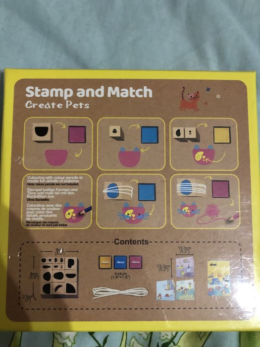 Набор для творчества Avenir Штамповка Домашние любимцы