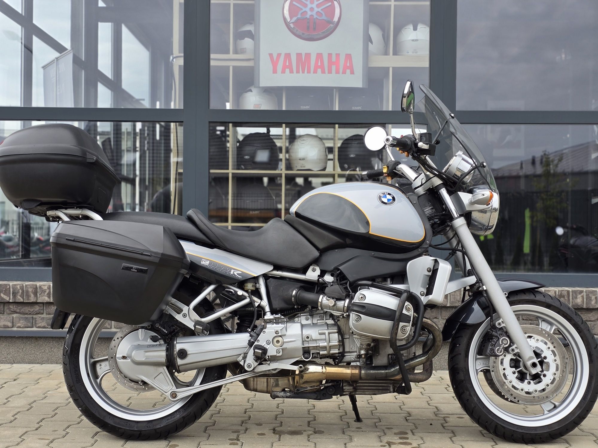 Piękne oryginalne BMW R1100R kufry szyba raty dowóz