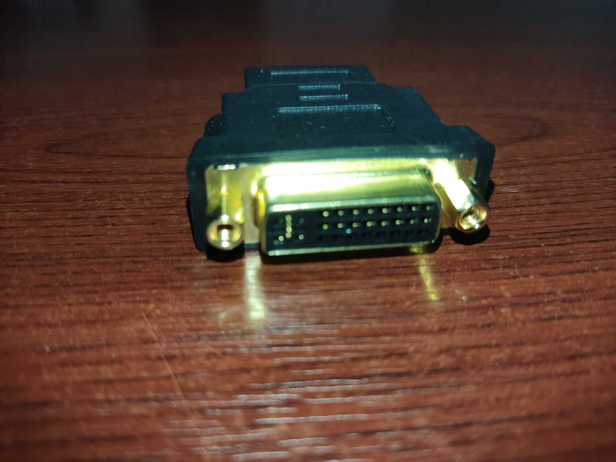 Переходник DVI папа HDMI папа