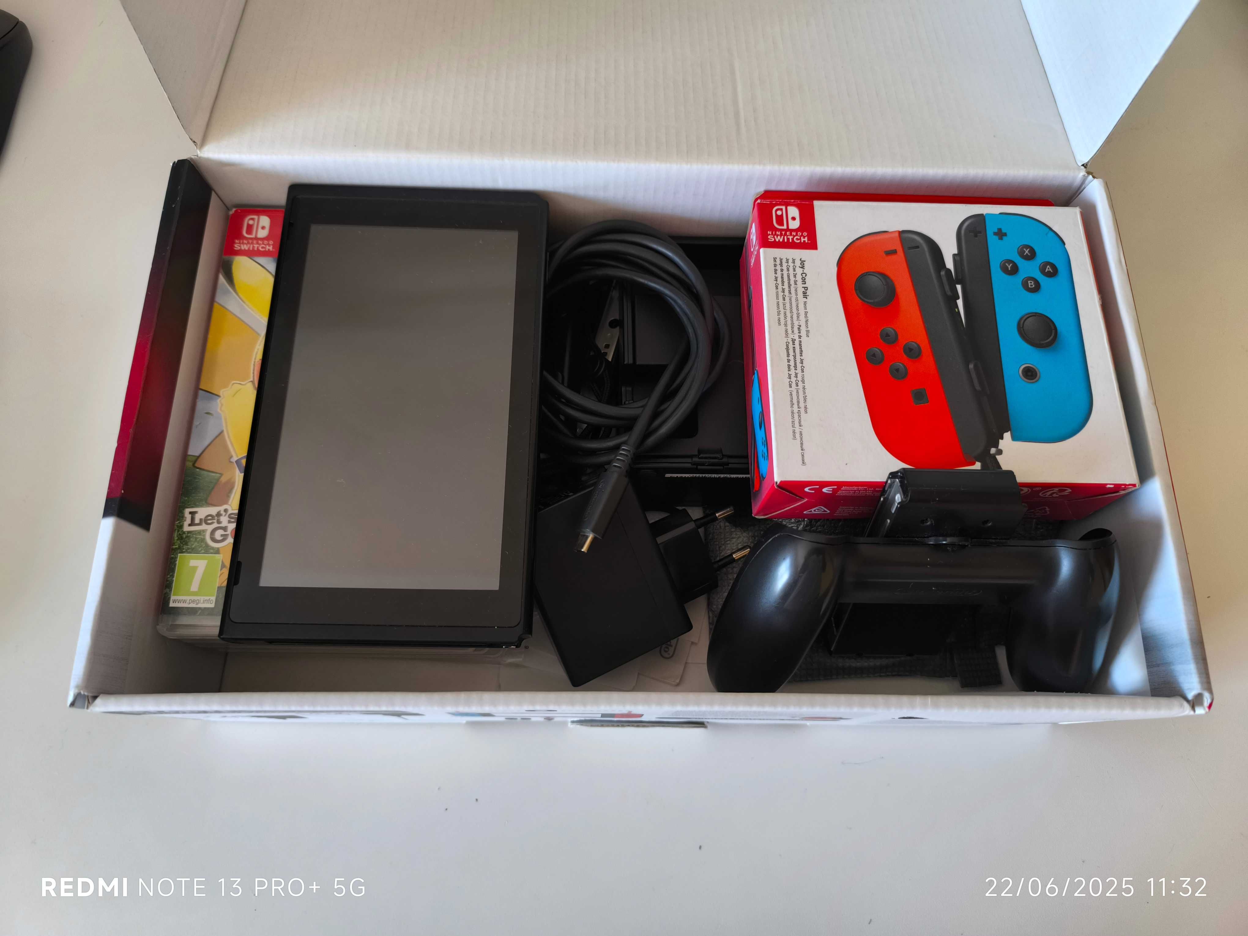 Nintendo Switch – Usada como Nova + 5 Jogos!