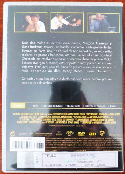 Sob Suspeita - Under Suspicion - 2000 - DVD