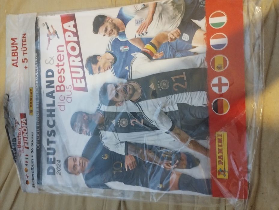 Panini deutschland Die Besten aus Europa album + 6 naklejek + kick IT