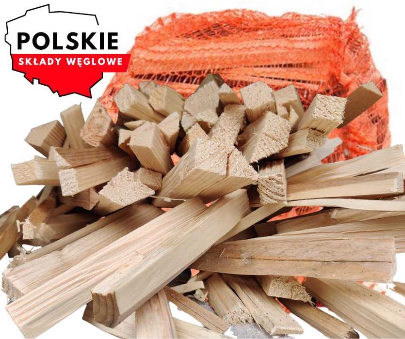 DUŻA Rozpałka Drewno Sosnowe rozpałkowe suche sezonowane 7-8Kg 20zł