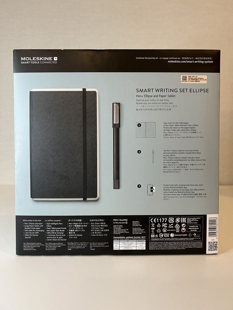 Набір Moleskine Smart Writing Set Ellipse + кейс