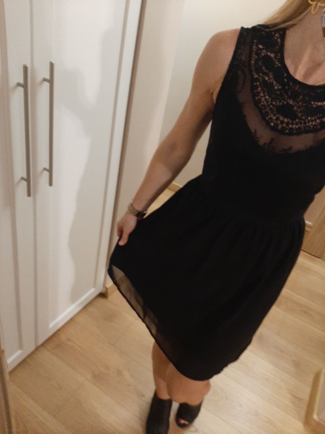 H&m sukienka z koronką xs