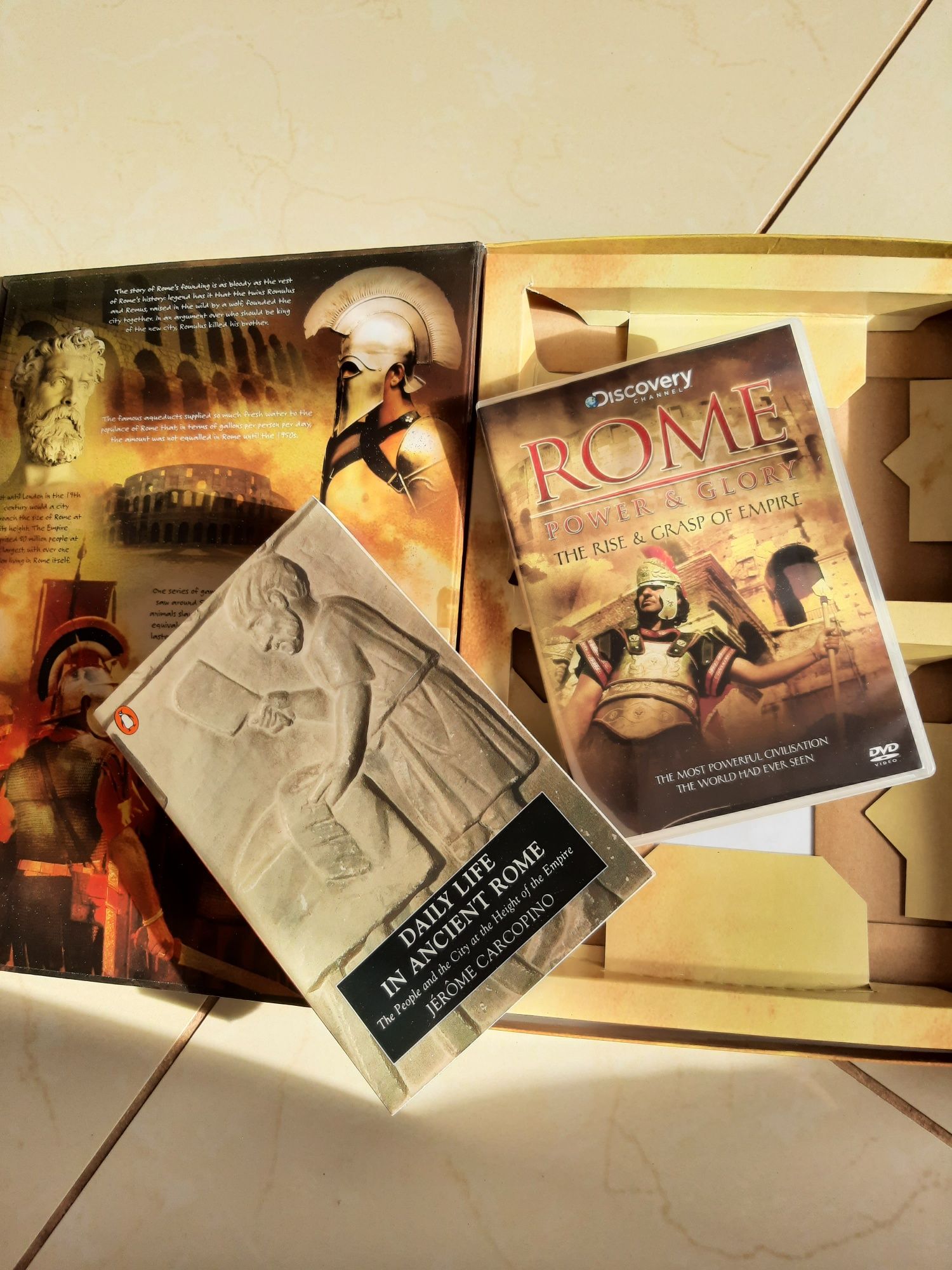 Ancient Rome Antyczny Rzym DVD i książka po angielsku zestaw