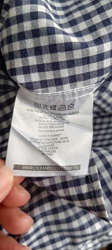 Koszula w kratę Lyle & Scott r S