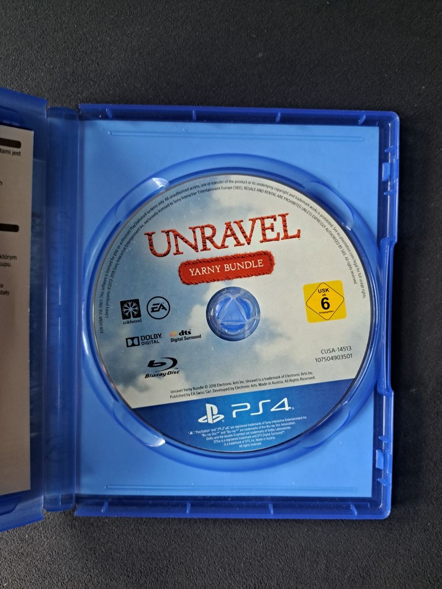 Unravel Yarny Bundle Ps4 Jak nowa