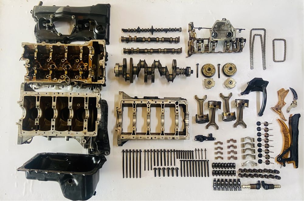 Двигатель под Разбор Мотор БМВ Е46 Е90 N42 N46 B20 B18 Коленвал Ванос