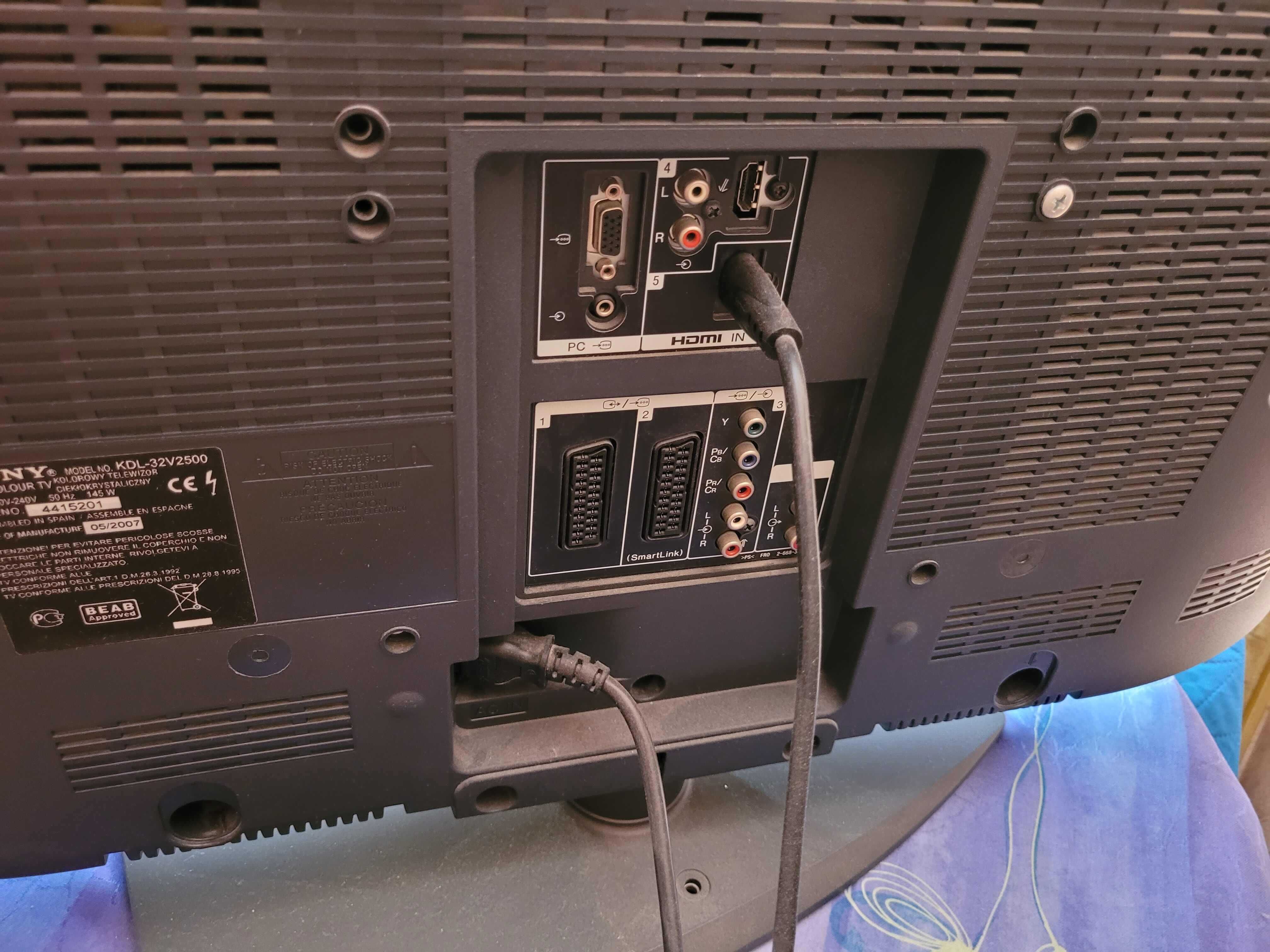 Telewizor, monitor LCD  32” SONY BRAVIA, KDL-32V2500 (Chojnice)