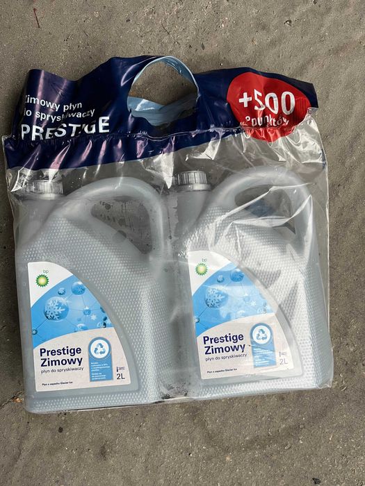 5 szt - zimowy płyn do spryskiwaczy BP Prestige - 4 litry