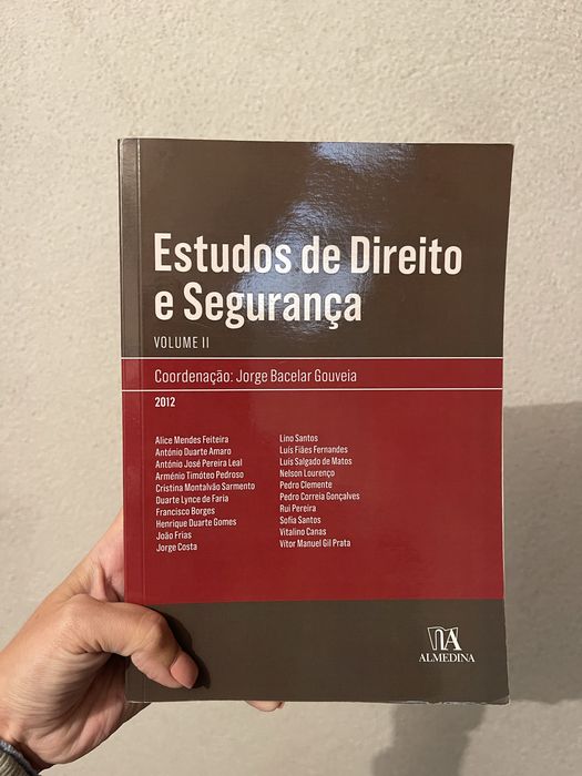 Livro Estudos de Direito e Segurança vol II