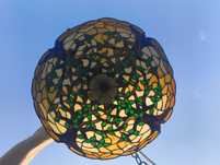Lampa wisząca witrażowa w stylu Tiffany -piękny wzór !