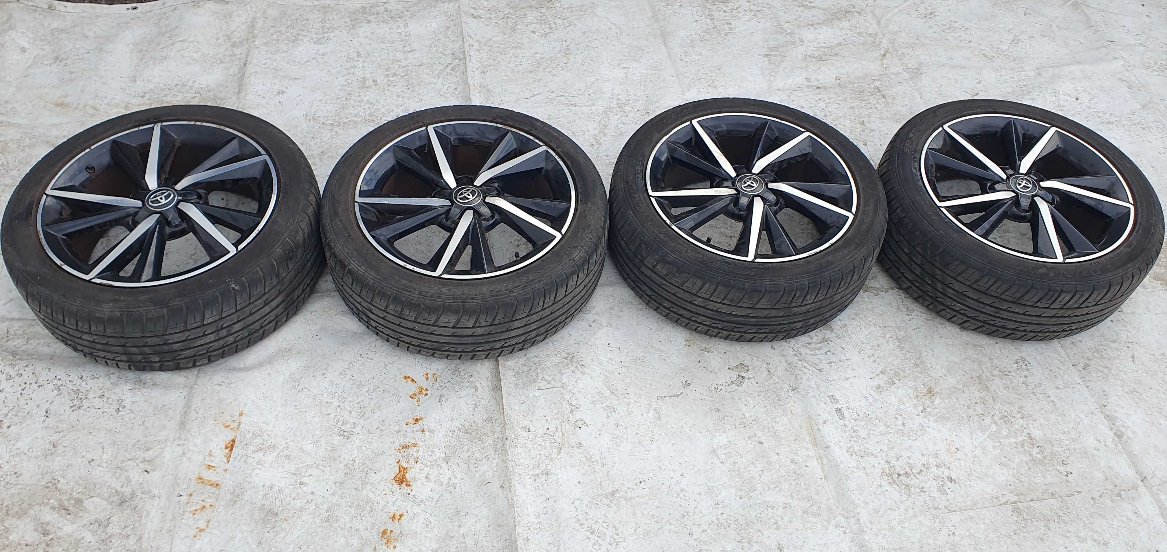 Toyota Auris II corolla verso koła felgi alufelgi z oponami 17 5x114,3