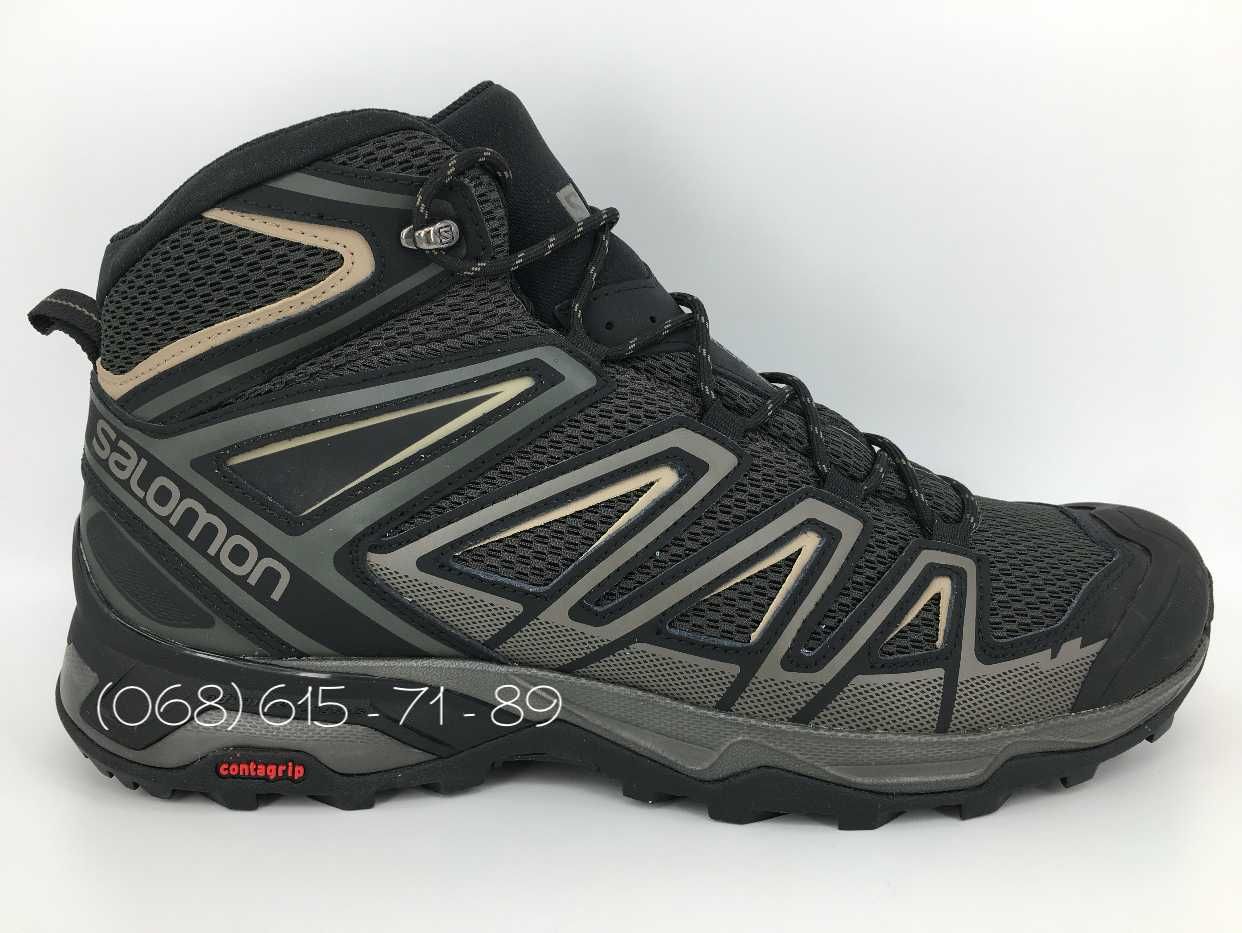 Мужские летние кожаные ботинки  salomon x ultra 3 aero 46 ориг. c бирк