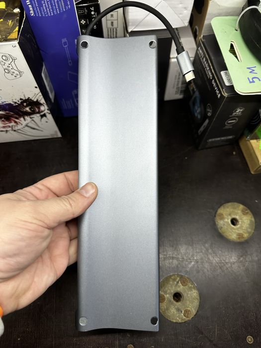 Wowssyo Концентратор 11 в 1 типу C для пристроїв USB C