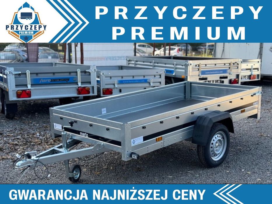 Martz Basic 264x126x30 WYPRZEDAŻ Przyczepka samochodowa Martz Basic pod płytę OSB  Nowa przyczepka 2024 ROK Okazja cenowa Dostawa Katowice