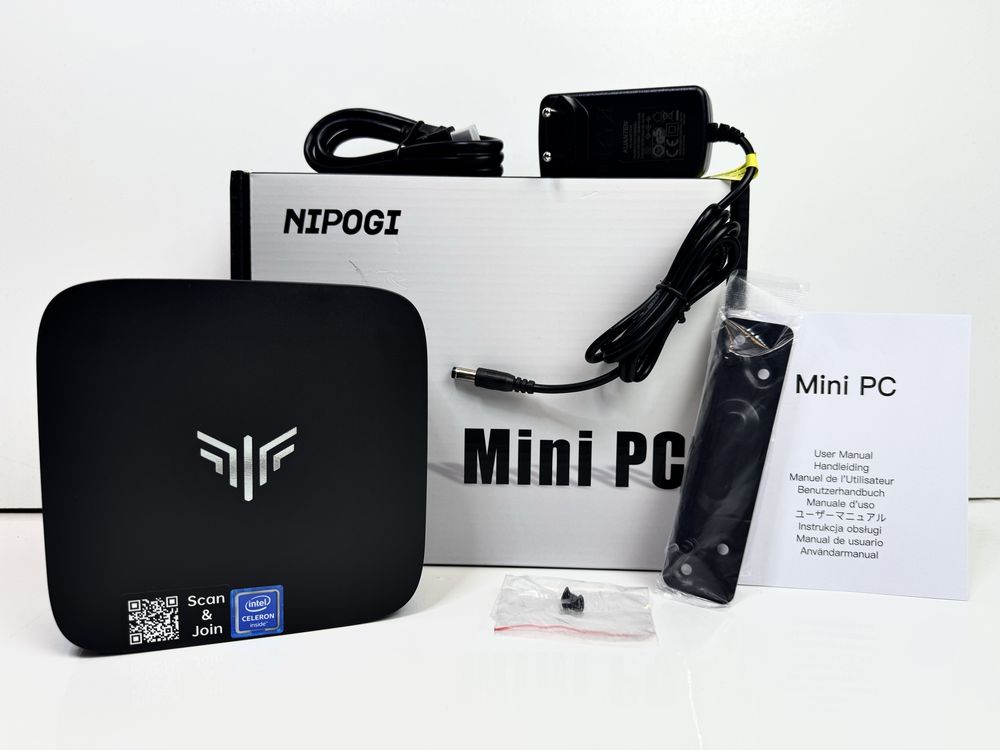 Новий міні-комп’ютер NiPoGi AK1PLUS Alder Lake N97 16/512GB Black