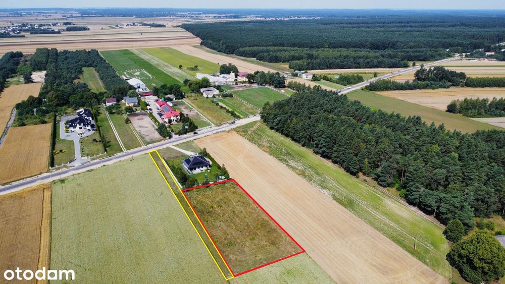 Szeroka! 90m x 35m! Idealna do podziału! Widokowa! BUDOWLANA !!