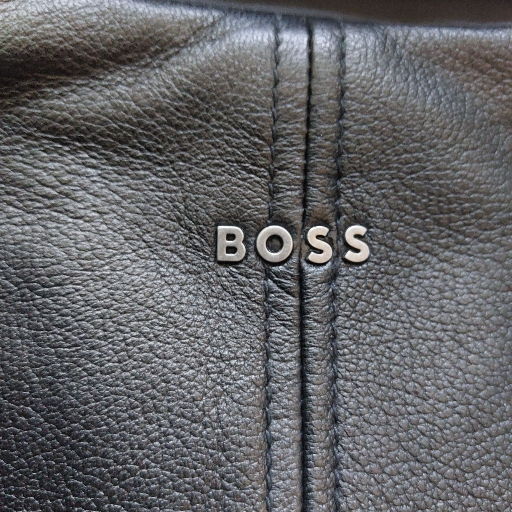 Hugo Boss nowa kurtka skórzana męska r. 48/M wieksza