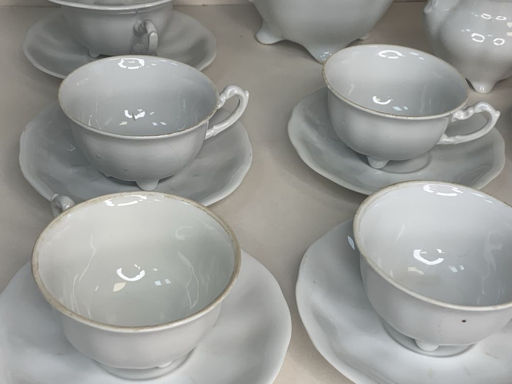 Porcelanowy serwis kawowy/ herbaciany Karolina prl