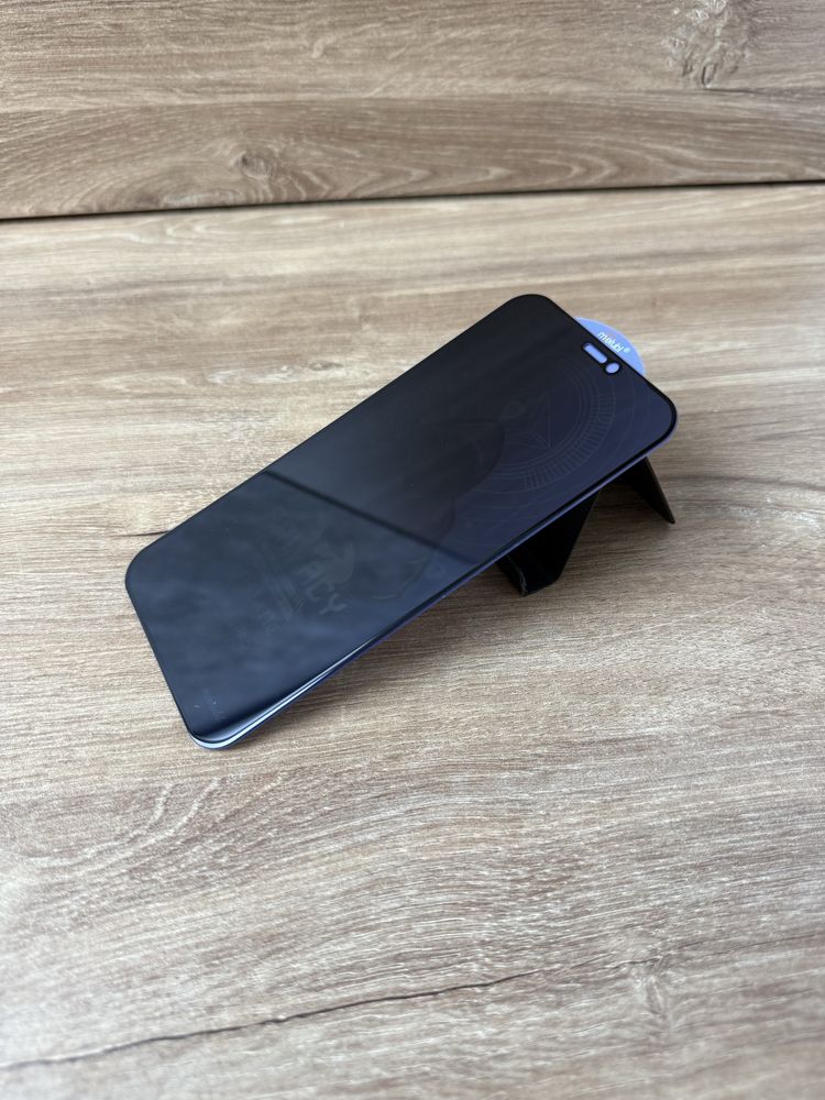 Антишпигун скло iphone 12, 12 pro. Скло антишпигун
