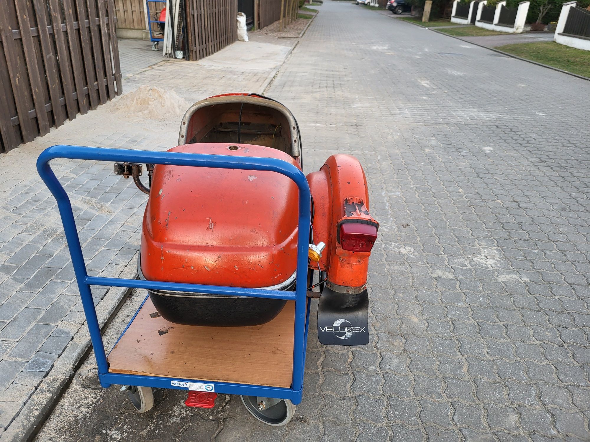 Wózek velorex 562 gondola kosz jawa
