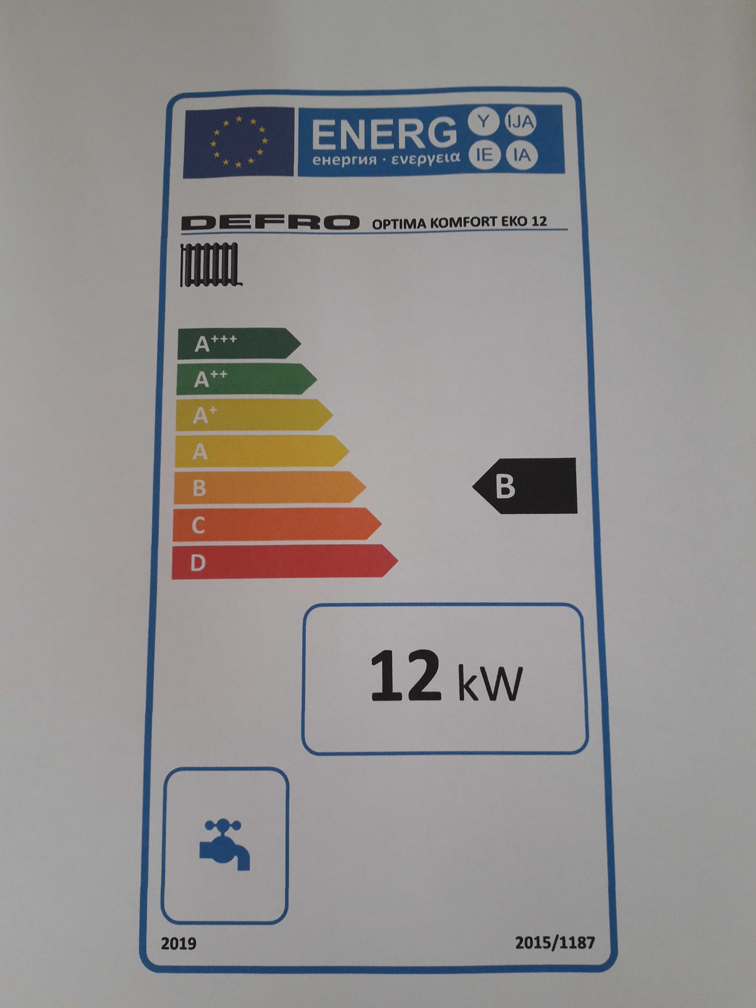 Kocioł DEFRO na węgiel kamienny Optima Komfort Eko 12kW