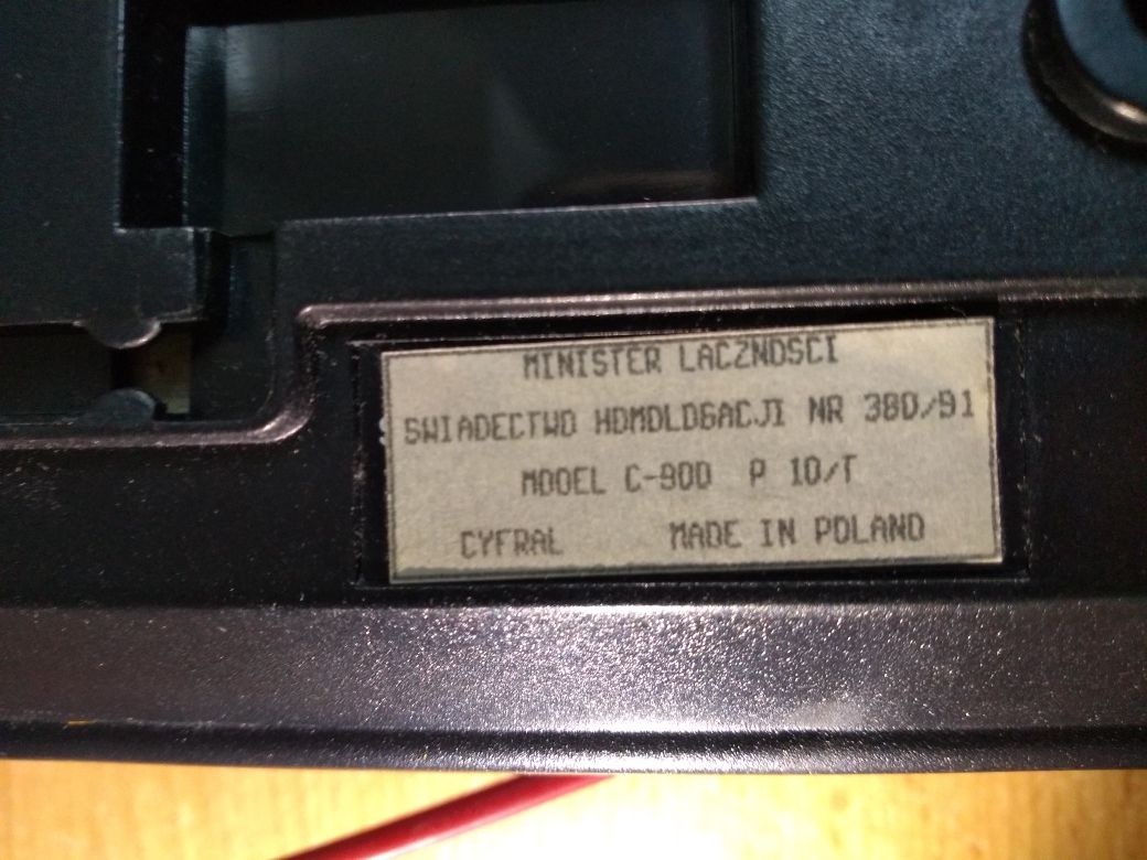 Telefon stacjonarny CYFRAL rok 1991