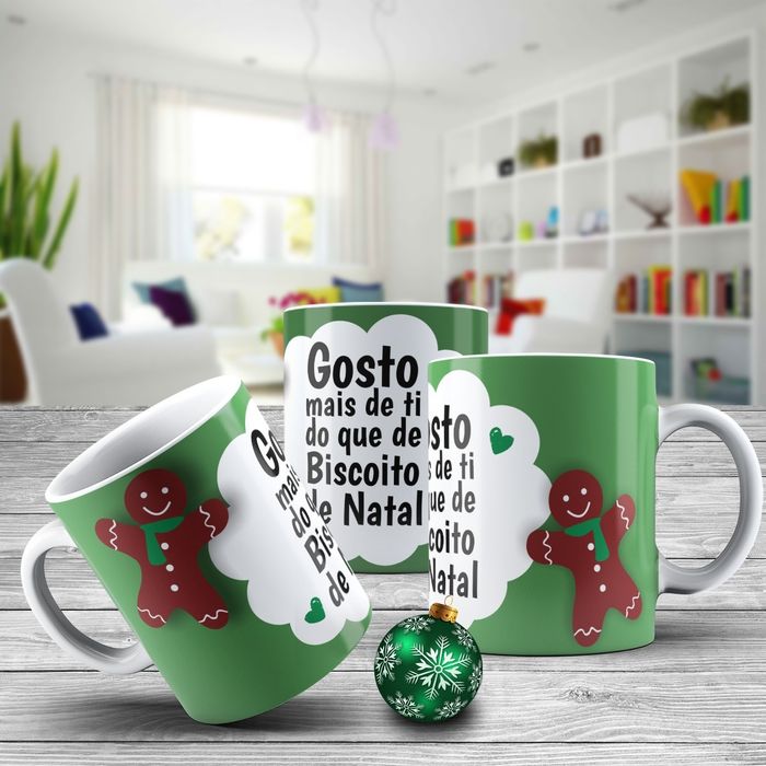 Canecas Personalizadas de Natal com fotos e nomes