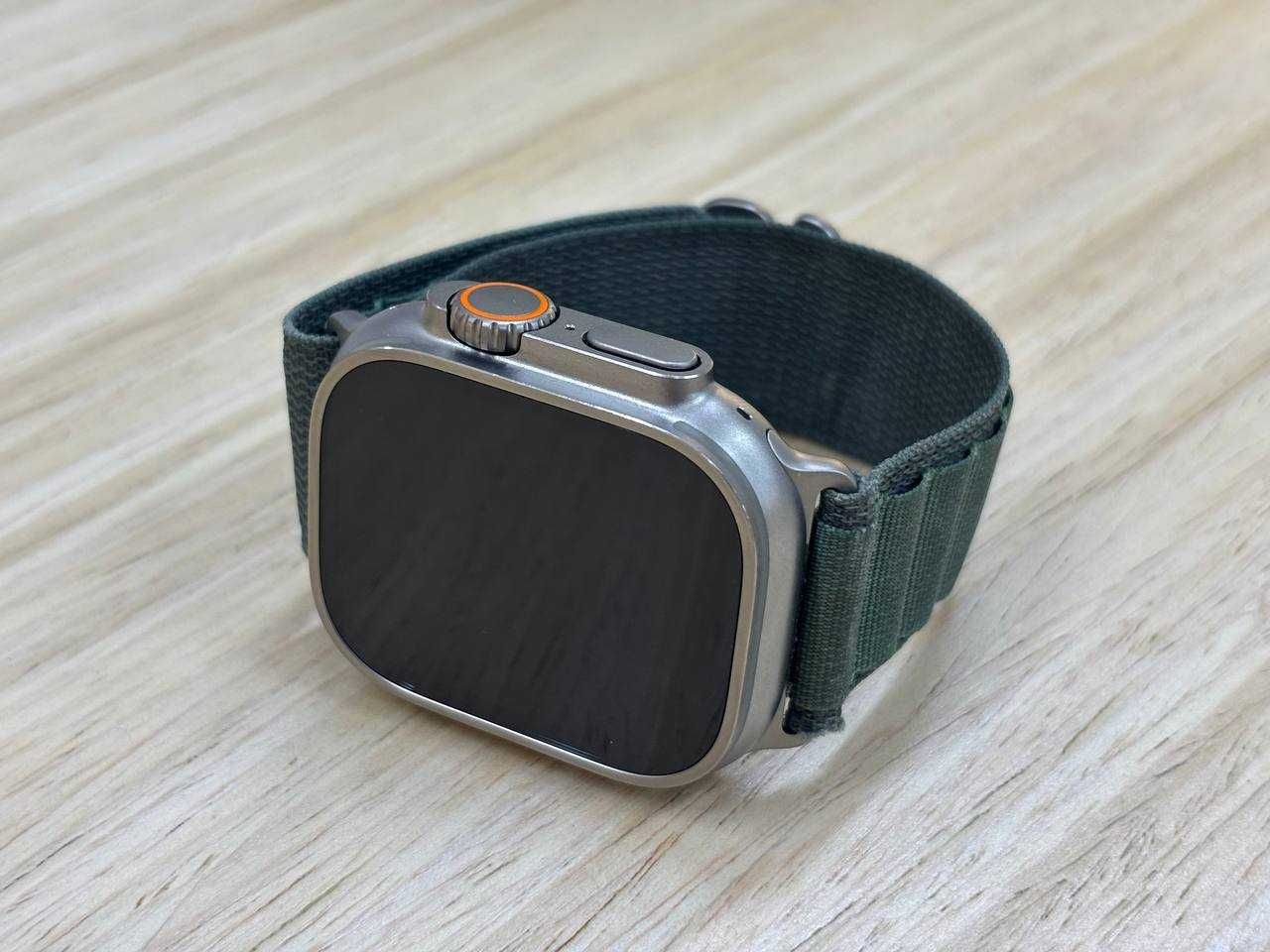 /8190/Apple Watch Ultra GPS + Cellular 49mm Titanium Green Alpine Loop
