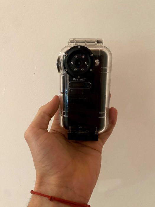 Vivitar DVR 510N com capa a prova de agua