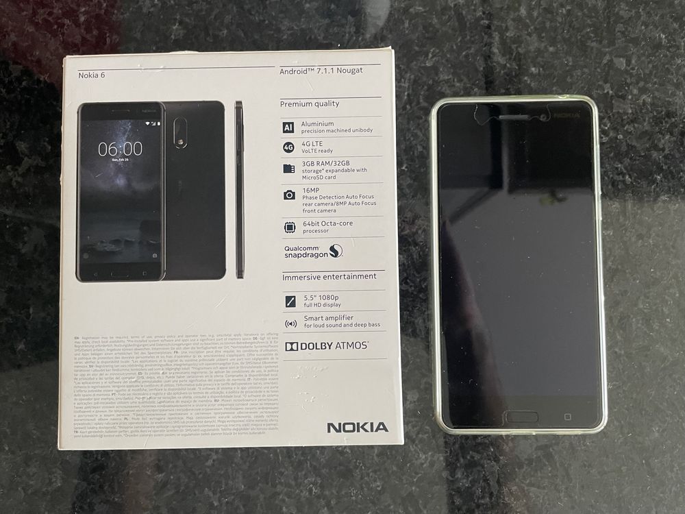Nokia 6 desbloqueado como novo