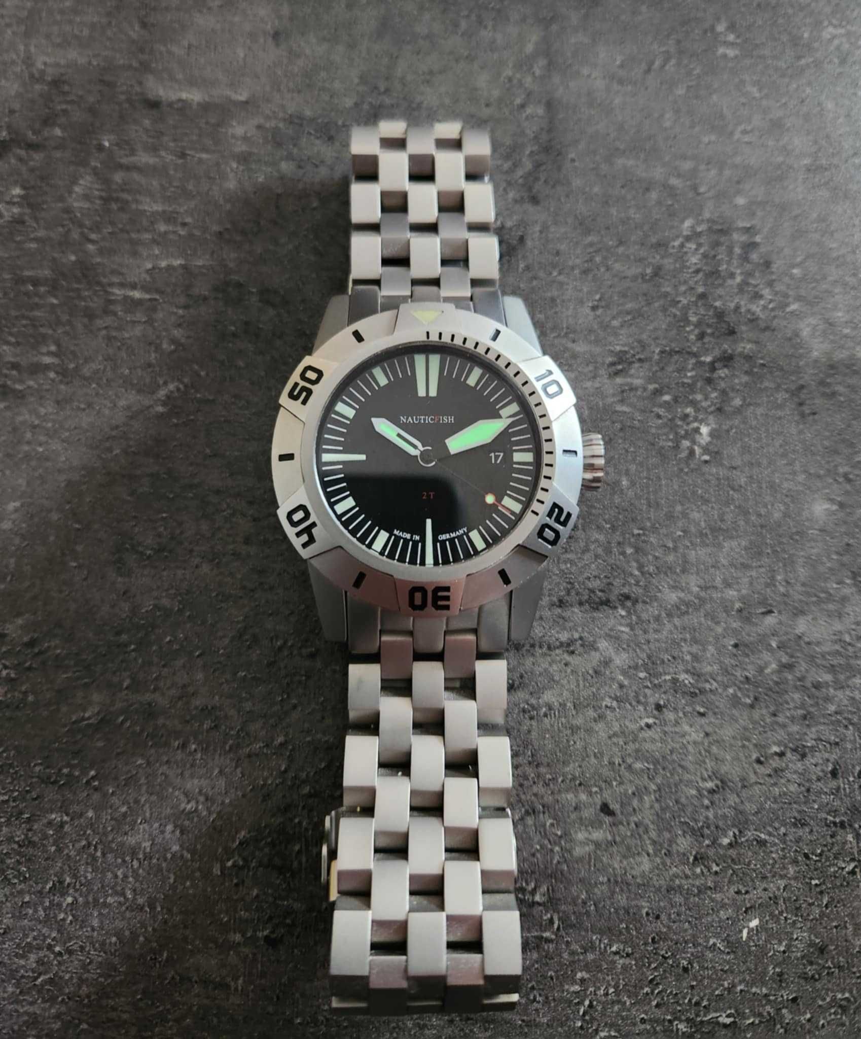 Zegarek Nauticfish 2T (nurek diver 200ATM/2000M) Full Set