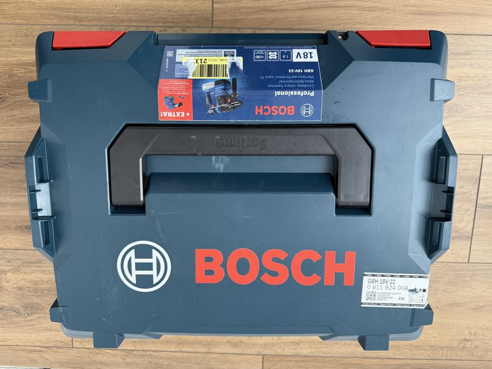 Акумуляторний перфоратор+система пиловидалення Bosch