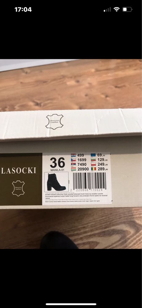 botki zamszowe lasocki