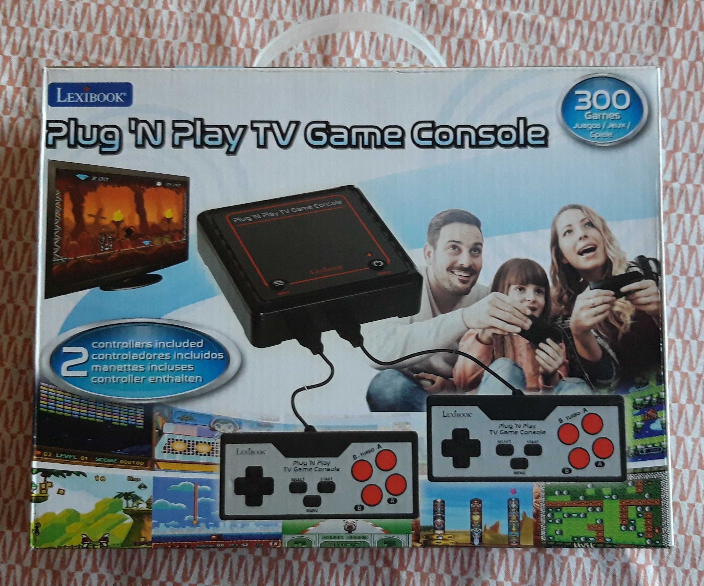 Consola de jogos retro Plug N Play da LEXIBOOK - Artigo NOVO