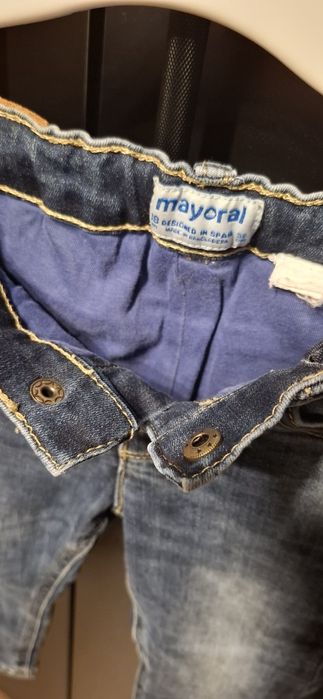 Jeansy Mayoral r.86 ocieplane