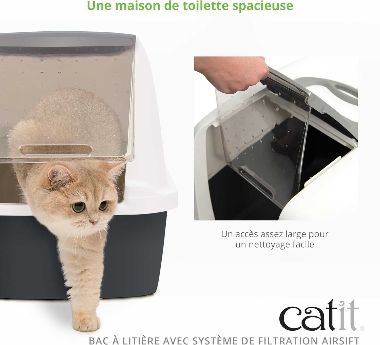 Catit kuweta dla kota zamknięta z filtrem duża