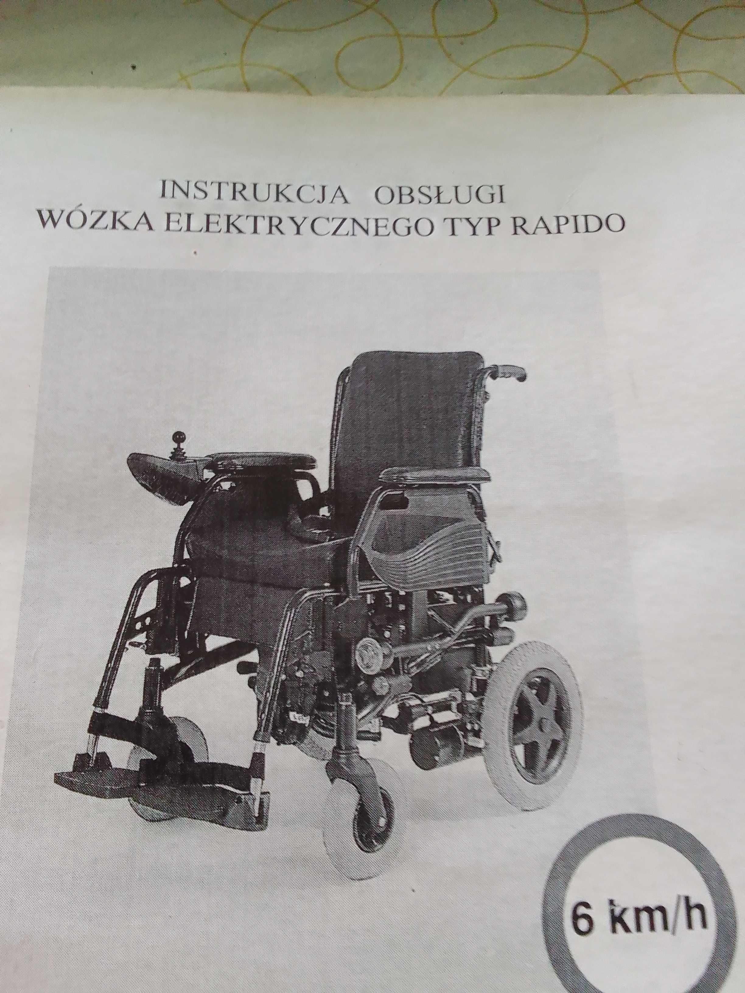Wózek inwalidzki z akumulatorem