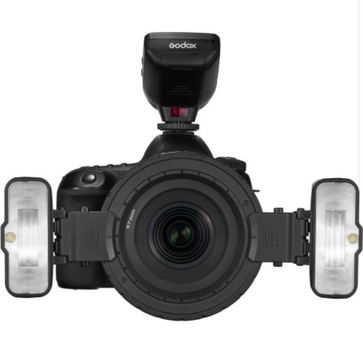 Спалах для макрозйомки Godox MF12-K2