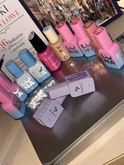 Гель-лаки:Luna,Dark,Hello,DNKA,Edlen. Інші…