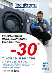 Lavandaria self service Máquina De lavar e secar roupa moedas