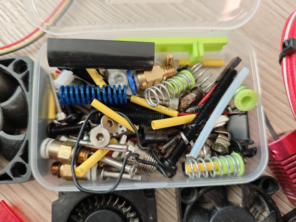 Ender 3, hotend vulcan, cicha płyta, ogrom części