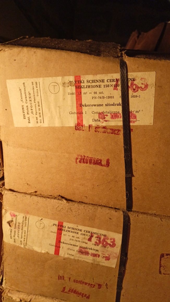Płytki ścienne 15x15 Opoczno vintage PRL