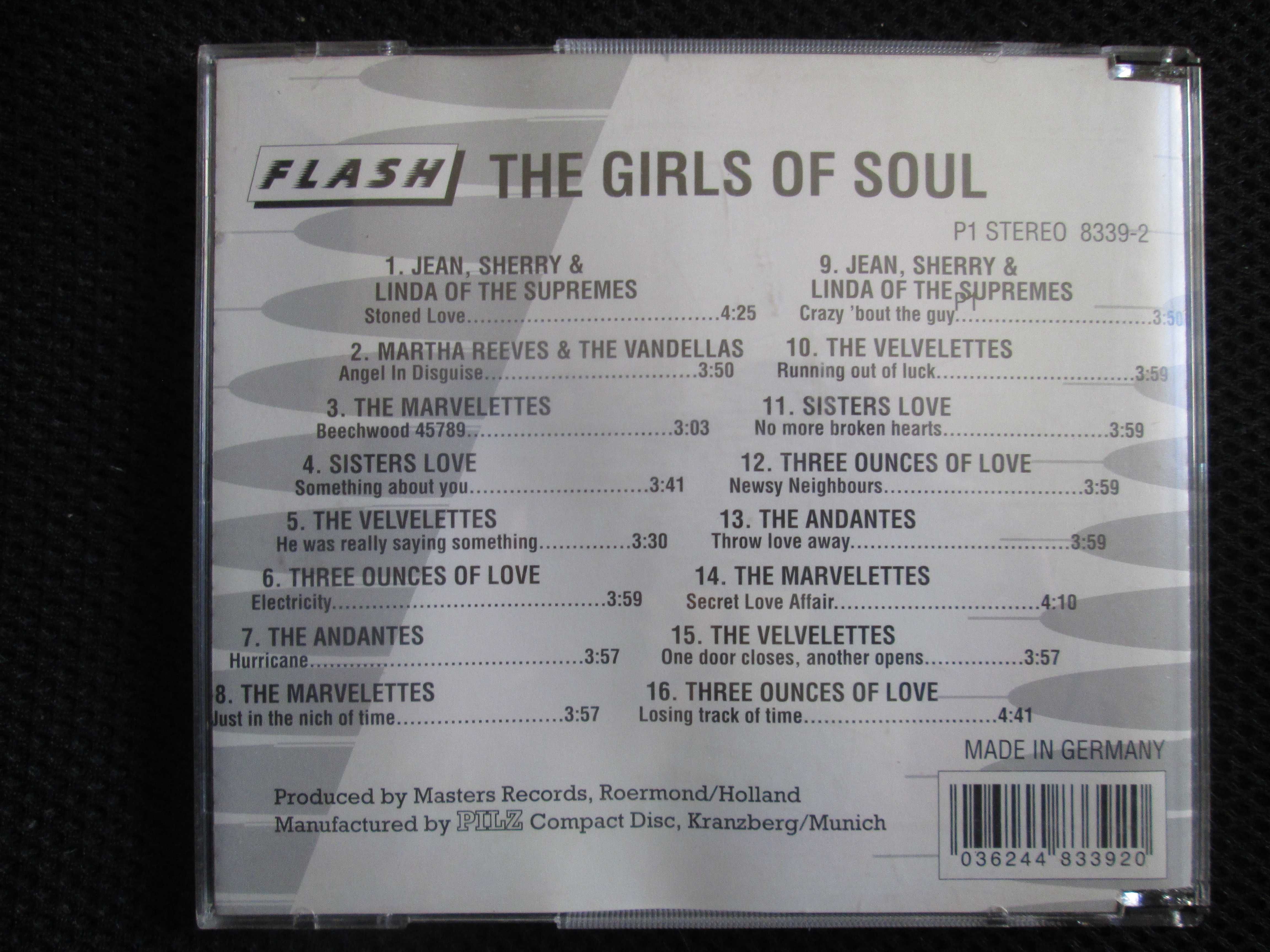 CD - The Girls of Soul, como novo, raro